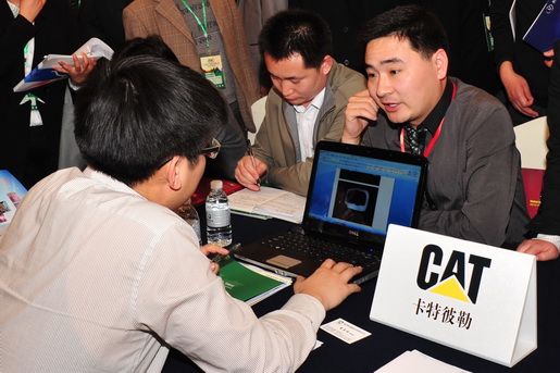 Caterpillar Talking with Suppliers