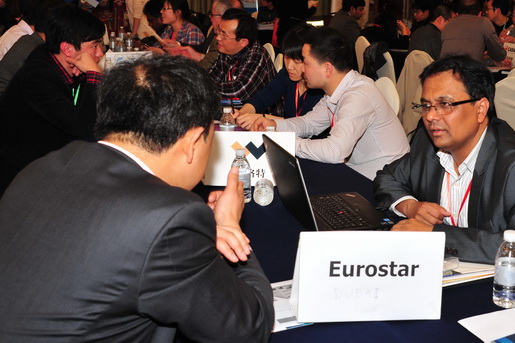 Dubai Eurostar Talking with Suppliers