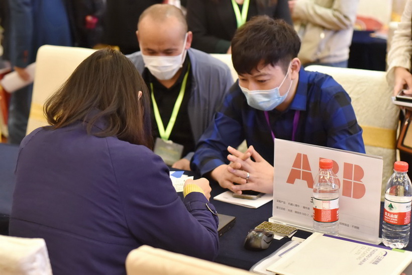 ABB purchasing manager was talking with suppliers