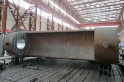 Large marine steel cast rudder horn Logo