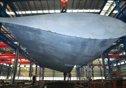 Supply marine steel casting rudder blade Logo