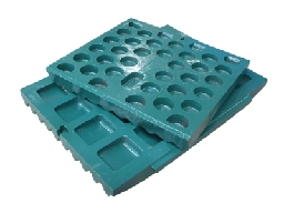 Crusher wear parts jaw plate Logo