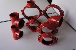 FM UL CE approved ductile iron grooved fittings Logo