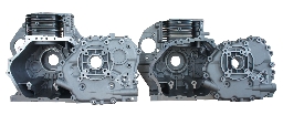 Housing and cover of diesel engine Logo