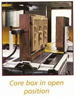 core box in open position Logo