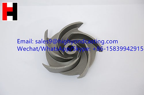 High Precision investment casting lost wax casting stainless impeller Logo