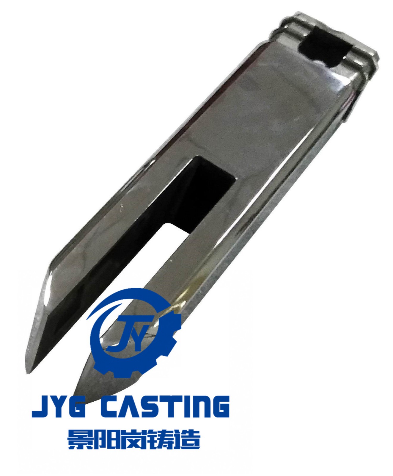 Investment Casting Construction Hardware by JYG Casting Logo